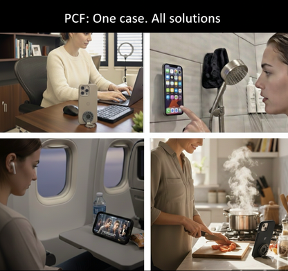 PCF – Retractable Finger Loop & Kickstand Case for iPhones