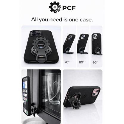 PCF – Retractable Finger Loop & Kickstand Case for iPhones